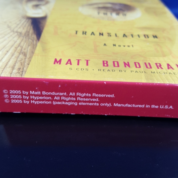 2/$20💥 Audiobook THE THIRD TRANSLATION  c.2005 (5 CDs) - Picture 7 of 8